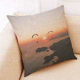 Honana,45x45cm,Skydiving,Pattern,Luxury,Cushion,Cover,Graffi,Style,Throw,Pillow,Pillow,Cover