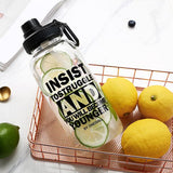 1000ml,Portable,Glass,Water,Bottle,Drink,Outdoor,Sport,Office,Travel,Sleeve,Straw