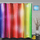 79''x71'',Rainbow,Colorful,Pattern,Waterproof,Polyester,Shower,Curtains,Hooks