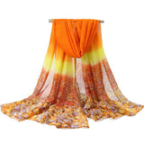 Women,Printing,Chiffon,Scarves,Shawls,Casual,Outdoor,Scarf