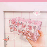 Transparent,Flamingo,Cosmetic,Travel,Storage,Storage