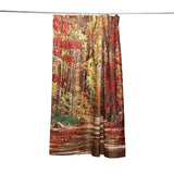 71''x71'',Autumn,Leaves,Pattern,Waterproof,Polyester,Shower,Curtain,Bathroom,Fabric,Hooks