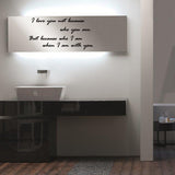 Acrylic,Mirror,Stickers,Romantic,Sentences,Background,Decoration,Stickers