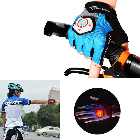 ROCKBROS,Unisex,Summer,Finger,Riding,Gloves,Intelligent,Steel,Light,Luminous,Gloves