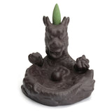 Dragon,Backflow,Tower,Burner,Holder,Ceramic,10Pcs,Incense,Decor