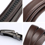 Outdoor,Casual,Leather,Dummy,Needle,Automatic,Buckle