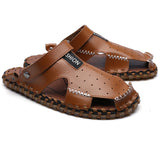 Outdoor,Summer,Leather,Casual,Round,Beach,Slipper,Sport,Shoes,Sandals