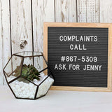 Black,Letter,Message,Board,Restaurant,Changeable,Message,Stand,White,Letters