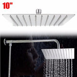 25*25cm,Square,Spray,Shower,Pressure,Stainless,Steel,Shower