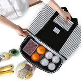 Fashion,Nylon,Thermal,Lunch,Women,Insulated,Cooler,Adults,Portable,Picnic