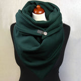 Women,Cotton,Thick,Winter,Outdoor,Casual,Solid,Color,Scarf,Shawl