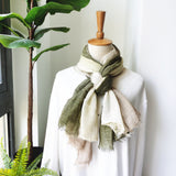 Women,Cotton,Gradient,Color,Natural,Casual,Protection,Literary,Style,Scarf