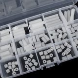 Suleve,M3NH14,140Pcs,Nylon,Standoff,White,Female,Female,Column,Spacer