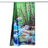 Waterfall,Nature,Scenery,Shower,Curtain,Water,Resistant,Bathroom,Shield