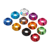 Suleve,M6AN1,10Pcs,Screw,Gasket,Washer,Aluminum,Alloy,Multicolor