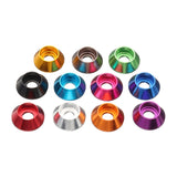 Suleve,M2.5AN1,10Pcs,Screw,Gasket,Washer,Aluminum,Alloy,Multicolor