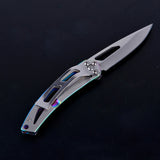 Sanremu,7021LUC,Titanium,Hunting,Knife,Pocket,Folding,Knife,Outdoor,Camping,Fishing,Knife