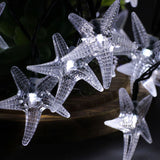 KCASA,Gardening,30LED,Solar,Panel,String,Light,Starfish,Holiday,Party,Wedding,Decoration