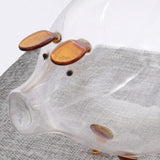 Clear,Glass,Piggy,Money,Collectible,Saving