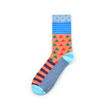 Men's,Street,Classic,Geometry,Striped,Cotton,Socks