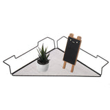 Storage,Shelf,Office,Corner,Triangle,Desktop,Organizer,Plant,Holder