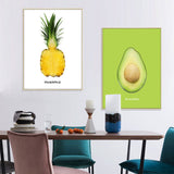 Loskii,FX64092,Sticker,Pineapple,Avocado,Waterproof,Stickers,Bedroom,Decoration,Decal,Stickers,Decor