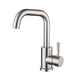 Stainless,Steel,Bathroom,Basin,Faucet,Rotate,Single,Handle,Single,Mixer,Hoses