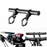 Bicycle,Double,Handlebar,Extension,Mount,Carbon,Fiber,Extender,Light,Holder