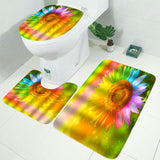 Multicolor,Sunflower,Bathroom,Waterproof,Shower,Curtain,Floor,Toilet,Cover,Bathroom,Curtain