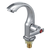 Chrome,Kitchen,Bathroom,Basin,Cooper,Single,Handle,Spout,Faucet