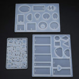 Crystal,Epoxy,Resin,Silicone,Pendant,Casting,Mould,Transparent,Jewelry,Making,Spoons,Sticks,Crafting,Decorations