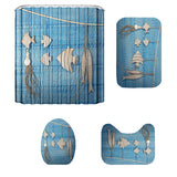 Ocean,Style,Waterproof,Shower,Curtain,Hanging,Shell,Decorative,Bathroom,Shower,Curtain,Toilet,Cover