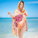 Women,Summer,Sunshade,Beach,Scarf,Shawl,Swimsuit,Cover,Vacation