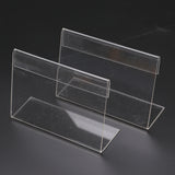 20Pcs,9cmx6cm,Acrylic,Display,Label,Price,Holder,Stands