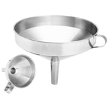 Stainless,Steel,Mouth,Liquid,Water,Funnel,Kitchen,Filter