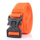 125CM,Magnetic,Buckle,Leisure,Canvas,Breathable,Waist,Quick,Unlock,Men's,Elastic,Tactical