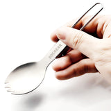 IPRee,Outdoor,Folding,Spoon,Titanium,Alloy,Spoon,Picnic,Tableware,Outdoor,Camping