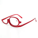 Unisex,Rotatable,Magnify,Makeup,Cosmetic,Glasses,Reading,Glasses,Round,Glasses