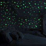 Loskii,YG0004,127PCS,Sticker,Luminous,Fluorescent,Stickers,Bedroom,Ceiling,Decor