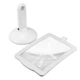 White,Desktop,Magnifier,Plastic,Magnifying,Glass,Standing,Style,Light