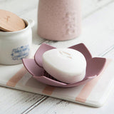 Silicone,Storage,Plate,Drain,Holder,Flower,Shape,Bathroom,Shower