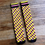 Men's,Novelty,Geometic,Pattern,Cotton,Middle,Socks,Casual,Harajuku,Style,Socks