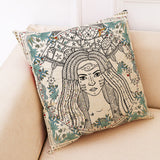 Mandala,Tarot,Creative,Style,Linen,Throw,Pillow,Cover,Office,Cushion,Cover,Pillow