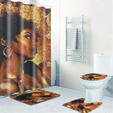 Optionals,African,Bathroom,Shower,Curtain,Pedestal,Toilet,Cover