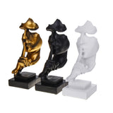 Nordic,Style,Resin,Silent,Decoration,Statues,Silence,Sculptures,Decorations