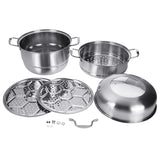 Stainless,Steel,Steamer,Cooker,Glass