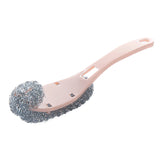 KCASA,Handle,Steel,Brush,Steel,Cleaning,Washing,Brush