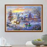 Diamond,Painting,Christmas,Embroidery,Drill,Cross,Stitch