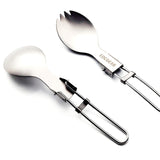 IPRee,Outdoor,Folding,Spoon,Titanium,Alloy,Spoon,Picnic,Tableware,Outdoor,Camping