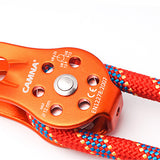 CAMNAL,Aluminum,Alloy,Climbing,Fixed,Single,Pulley,Rescue,Aloft,Rappelling,Equipment